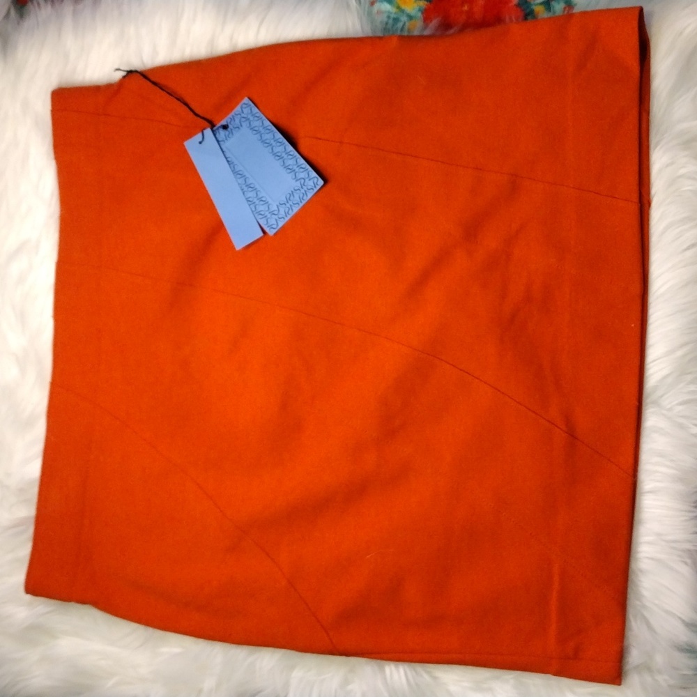 NWT Burnt Orange Simply Vera Skirt Sz Md